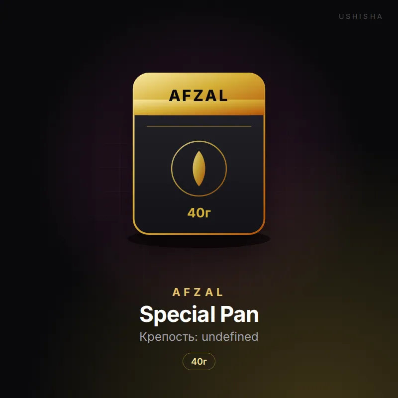 Afzal Special Pan