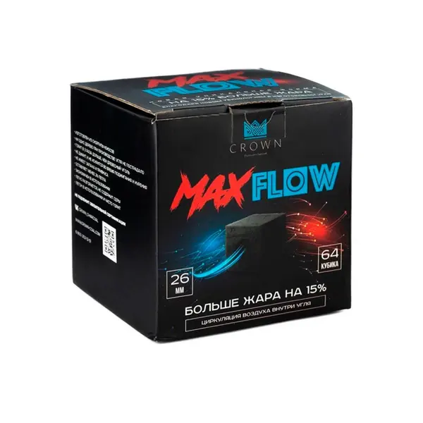 Crown Кокосовый уголь, Max Flow 26 мм.