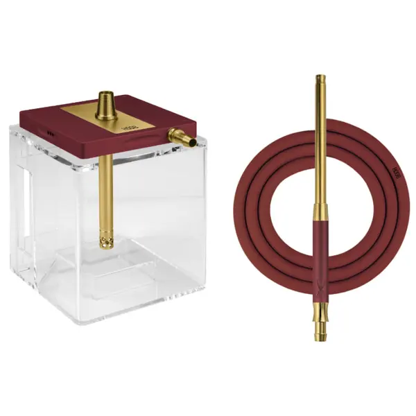 Hoob Atom Wine Red/Gold + Колба Cube