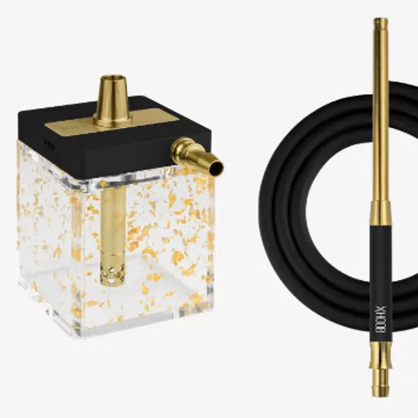 Hoob SubAtom Black/Gold + Колба Cube