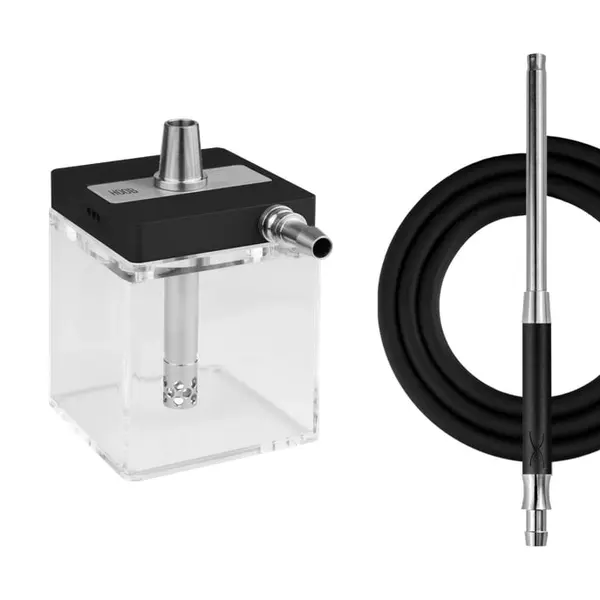 Hoob SubAtom Black/Stainless Steel + Колба Cube